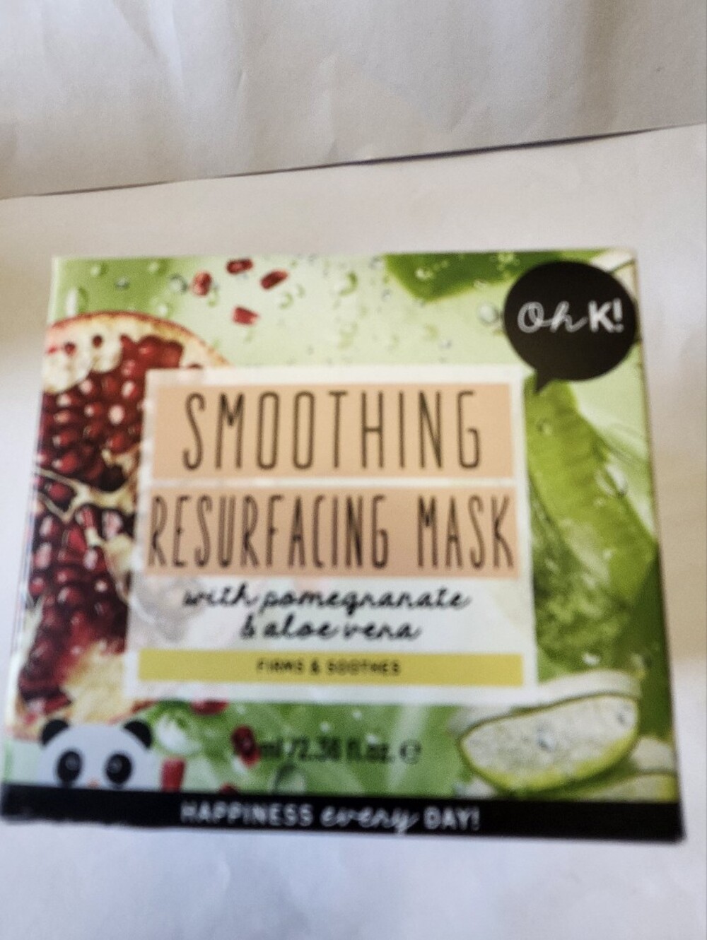 Set Of 2 New! Smoothing Resurfacing Mask - Pomegranate & Aloe Oh K!